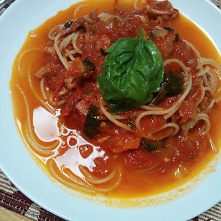 生トマトのスパゲティー